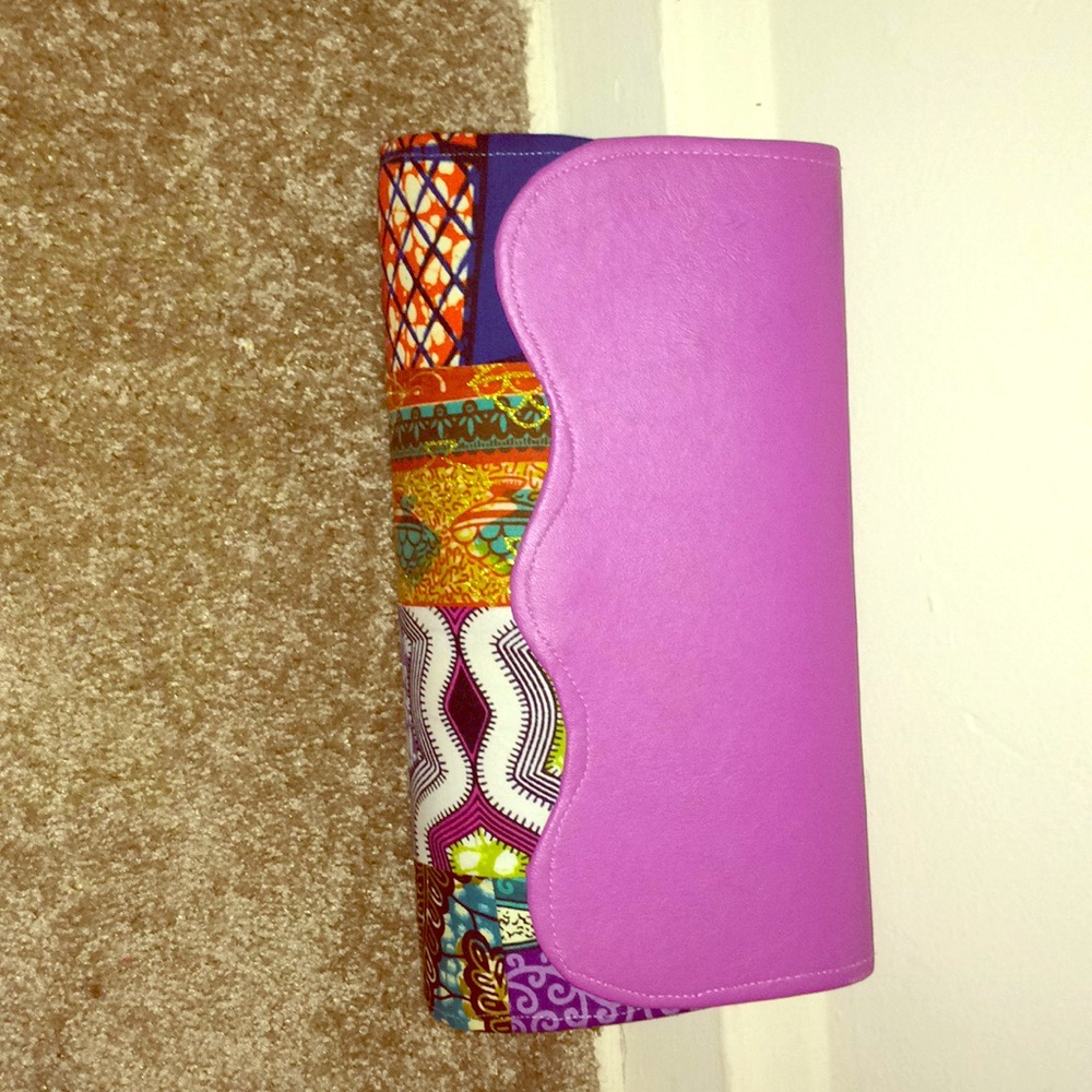 Clutch handbag African print